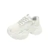 Zapatos de Padre de Malla Transpirable Versátiles para Adelgazar para Mujer 2026 Otoño Nuevos Zapatos Deportivos Casuales de Malla Blanca