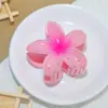 Pinza Popular Transfronteriza para el Cabello de 8 cm Flor de Plumeria Pinza al por Mayor Pinza de Tiburón Flor Grande Pinza de Cabello de Alta Gama para Mujeres