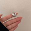 Anillo para Dedo de Diseño de Nicho Ins Europeo y Americano Lujo Ligero Zirconia Microincrustado Múltiples Capas Enrollado Mangxing Todo Fósforo Anillo para Uña Personalizado