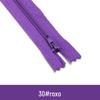 Calças de terno com zíper de nylon de 20cm que perfura o coração cor de carteira zíper de nylon calça saia zíper traseiro fechado zíper zíper com trava