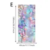 Película Eletrostática Fosca para Vidro Floral Transfronteiriça Adesivos de Janela Pintados com Rosa e Lírio Película Translúcida para Vidro de Planta
