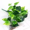 Cinta de Simulación Transfronteriza Planta Verde Flor Artificial Caja Muro de Plantas Centro Comercial Paisajismo Decoración del Hogar Flor de Plástico Fabricante Venta al por Mayor