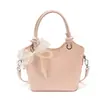 2026 Nueva Moda Bolso Cubo para Mujer Simple de un Solo Hombro Cruzado Versátil para Viajes Diarios Portátil Pequeño Todo Uso Textura de Cuero Suave
