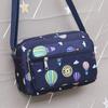 Bolsa de pano de flores Nova bolsa crossbody feminina Pano Oxford Bolsa de mãe de meia-idade e idosa Bolsa Bolsa de ombro multicamadas Bolsa de lona