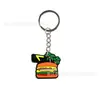 Amazon Food Burger Llavero Colgante Temu Regalo Pequeño Compañero de Llave Personalizado Llavero Exquisito y Lindo