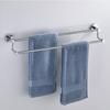 Estante de acero inoxidable para toallas de obra, estante de toallas para baño, doble barra para inodoro, barra única, colgante de ferretería, estante de almacenamiento para baño