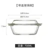 Forno de Micro-ondas Transparente Forno Disponível Tigela e Bacia de Vidro Tigela Doméstica para Macarrão com Alças Tigela para Salada de Frutas Pote Redondo