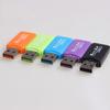 Leitor de cartão TF USB 2.0 Leitura de alta velocidade cartão de memória TF mini portátil computador carro conversor leitor de cartão