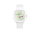 Al por mayor del fabricante Cuadrado Labubu Bubble Mart Decoración de Reloj Silicona Cuarzo Estudiante Tailandia Transfronterizo Dibujos Animados