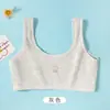 Chaleco pequeño para niña de 6-12 años algodón puro ropa interior de niña período de desarrollo estudiantes de primaria 8-12 años ropa interior de niña