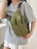 Bolso Pequeño de Lona para Mujer 2025 Nuevo Estilo Simple y Versátil Bolso de Pecho Diseño de Gran Capacidad Bolso Pequeño de Hombro para Estudiantes Bolso de Cintura