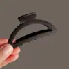 Pinza Tiburón Mate Esmerilado Color Frío Inspirado en Celebridades Pinza Garra para Flequillo Pasador para el Cabello de Niña Textura Versátil Accesorio para el Cabello de Comercio Exterior