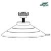 Amazon oferta caliente 60mm acero inoxidable tuerca de tornillo ventosa con M4M5M6M8M10 ventosa de plástico pvc transparente