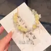 Coelho Osmanthus Olhando a Lua Osmanthus Dourado Pulseira de Contas Perfumada Feminina Edição Limitada Festival do Meio Outono Estilo Chinês Presente de Casal Joia de Mão Novo Estilo Chinês
