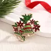 26 Años de Nuevos Broches Navideños, Insignias Atmosféricas, Modernos y Creativos, Pequeños y Dulces, con Lazos, Cascabeles y Diseños de Hojas