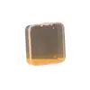 6.5 caja de almacenamiento de plástico transparente cuadrada transparente caja cuadrada pequeña caja vacía para cinta anzuelo para pescar tapón para el oído botón caja para joyas