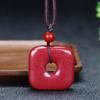 Colar com Pingente de Areia Dourada Roxa Natural Joias Taoístas Item Taoísta de Mão Prato Baguá de Nove Compartimentos Pingente Tai Chi Atacado