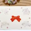 Acessórios Decorativos de Laço de Coração de Cetim Colorido Fofo Acessórios para Cartão de Acessórios de Cabelo Headdress Bar to Go Feitos à Mão DIY