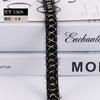 En stock ventas directas 1. Cinta de seda brillante de 5 cm, cruz de felpa tejida, estilo Chanel, cinturón decorativo para manga de falda de mujer