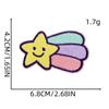 Pegatinas de Tela de Sirena de Dibujos Animados Parches Bordados de Animales Lindos Sello Bordado de Unicornio Arcoíris Decoración para Ropa Sombrero