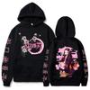 Demon Slayer Ghost Extinguishing Blade Sudadera con capucha forrada de polar Mi Dou Suéter estampado transfronterizo sudadera anime