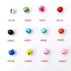 Chaveiro de Contas Tira de Silicone Corda de Couro Pingente Acessórios de Metal Argola de Aço Fivela de Porta Anel de Cartão Pequeno