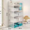 Estante de almacenamiento para clasificación por tema, gabinete vertical de almacenamiento de libros de múltiples niveles para escritorio de estudiante, estantería para archivos A4 de escritorio de oficina
