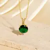 Joyería de Moda Transfronteriza, Lujo Ligero con un Toque de Alta Gama, Collar Sencillo, Versátil para el Uso Diario, Colgante de Cadena para Clavícula de Nicho de Alta Gama