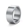 Moda Personalizada Europea y Americana 2026 Anillo Abierto de Acero de Titanio con Superficie de Arena Ultra Ancho de 12 mm Anillos de Pareja Regalo Fuente de Dropshipping