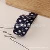 Cinta tela lunares hecho a mano accesorios para el cabello diy material lazo embalaje color lunares poliéster algodón satén cinta