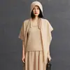 Bufanda Chal de Punto de Color Puro Estilo Perezoso Suave Cachemir para Mujer Versátil Moda Casual Ropa de Abrigo Nueva de Otoño e Invierno