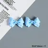 Pajarita de Puntos Ondulados Mate Resina Lazo Accesorios Pequeños Hecho a Mano DIY Pegamento de Crema Pegatina para Refrigerador Agujero Hebilla de Zapato Joyería