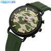Productos de Fábrica Synoke Nuevo Reloj de Cuarzo de Silicona Deportivo Moda Retro Diseño Simple Camuflaje Reloj de Hombre