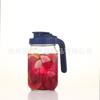 Nuevo Tarro de Mason de Amazon con Escala Hervidor de Agua Fría Hervidor de Té Transfronterizo Olla de Vidrio Cafetera Filtro para Té de Frutas