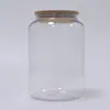 Frasco de Vidrio Recto de 3500 ml para Almacenamiento Tarro para Té Tarro Sellado para Materiales Medicinales Chinos Tarro de Grano Espesado de Pescado Mandarina Verde Personalización