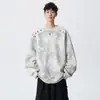 Sudadera Floral Nueva para Hombre Otoño/Invierno 2026, Moda Trendy Suelta de Cuello Redondo Casual para Hombre