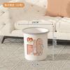 Bote de Basura para Uso Doméstico Modelo Nuevo 2025 de Alto Valor Sala de Estar Dormitorio Baño Inodoro Anillo de Presión Gran Capacidad Papelera Creativa