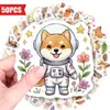 Compra Directa Transfronteriza de 50 Pegatinas Lindas de Animales de Dibujos Animados Curativos para Decoración Cálida de Botellas de Agua, Tabletas y Agendas, Pegatinas Impermeables