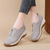 Zapatos Deportivos Populares de Comercio Exterior de Venta Caliente con Tacón de Cuña y Suela Gruesa para Correr al Aire Libre y Viajes, Zapatos Casuales Cómodos con Cremallera Interior de Tacón Alto