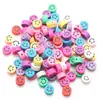 AliExpress Novo Pulseira de Argila Macia Infantil Feita à Mão diy Acessórios de Joias Sorriso Fruta Flor Fruta Atacado
