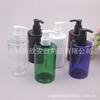 Botella de Champú de Hombro Plano Corto de 300 ml Botella de Gel de Ducha Botella de Desinfectante para Manos Botella de Leche Corporal Botella Secundaria con Bomba Dosificadora de 300 ml