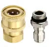 Pistola de Agua para Lavado de Autos de Alta Presión Boquilla Conector Rápido 1/4 Junta de Conversión para Tanque de Espuma Accesorios de Tubería de Agua para Máquina de Limpieza
