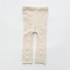 P510 leggings para niños al por mayor gancho leggings para bebé color liso rayado algodón pantalones cortos para bebé recién nacido