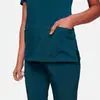Uniforme de doctor para clínica dental, uniforme de enfermera, traje de quirófano de dos piezas, elástico, cómodo, secado rápido, uniforme de trabajo