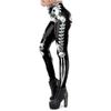 2024 Exportación Transfronteriza Suministro Esqueleto Mecánico de Metal Impreso en 3D Leggings Casuales Ajustados para Mujer Wkdk1071