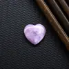 Corazón de Melocotón de Cristal Venta al por mayor Transfronteriza Colgante de Jade Accesorios Pulsera Colgante Hecho a Mano en Forma de Corazón Adorno 20 mm Piedra Preciosa