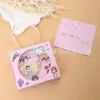 Nova caixa de embalagem para presilha de cabelo rosa conjunto de colar infantil acessórios de cabelo caixa conjunto de joias de princesa caixa de puxar estoque atacado