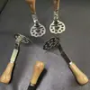 Amassador Ursinho para Amassar Purê de Batata, Purê de Batata Doce Roxa, Cozimento e Amassar - Utensílio de Aço Inoxidável para Comida de Bebê