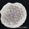 Pulsera con Cuentas de Agujero para Colgar Transparente Elástica Chapado UV de 16 mm Cadena para Teléfono Móvil Joyería para Colgar en el Coche Accesorios con Cuentas Popular al por Mayor
