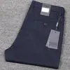 Pantalones casuales de alta gama de algodón Tencel microelásticos para hombre, verano, finos, de negocios, sin planchar, antiarrugas, rectos, corte slim, pantalones para hombre, talla grande, moda